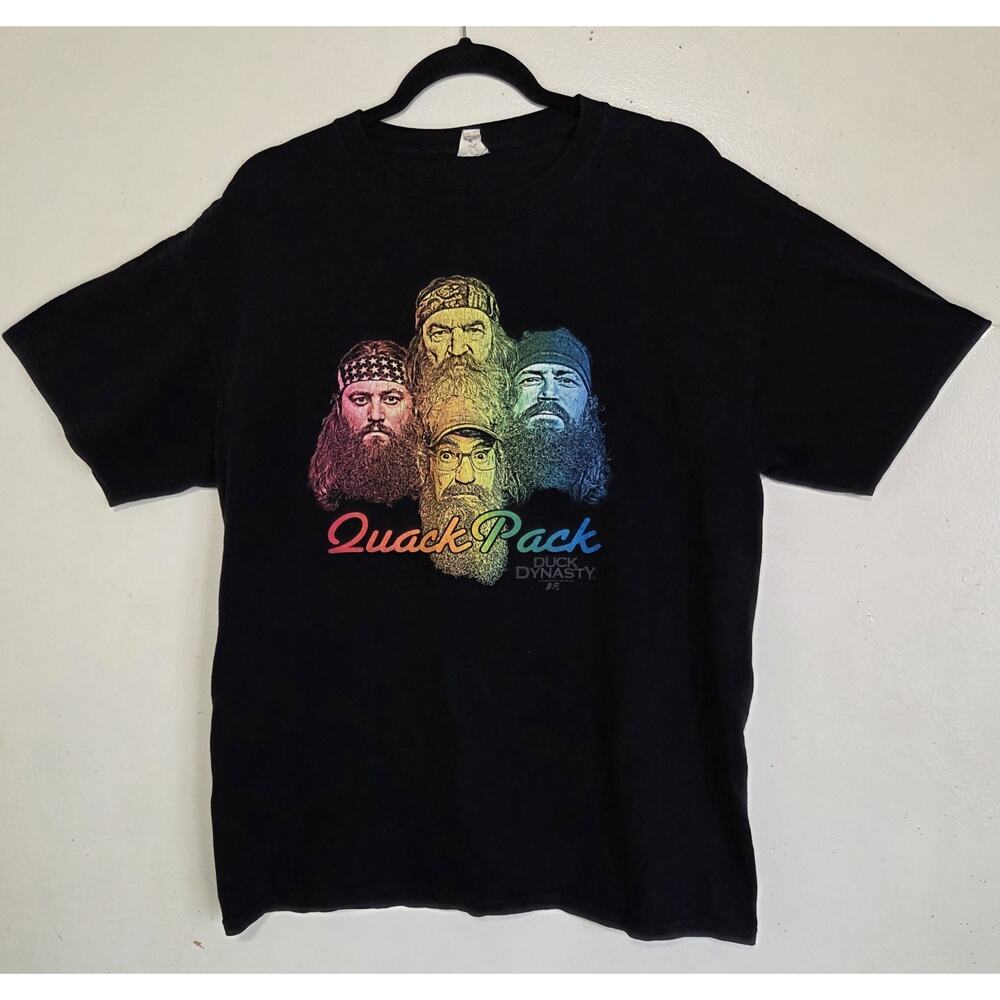 Duck Dynasty T Shirt Quack Pack Mens L Large A & E Television Show Logo